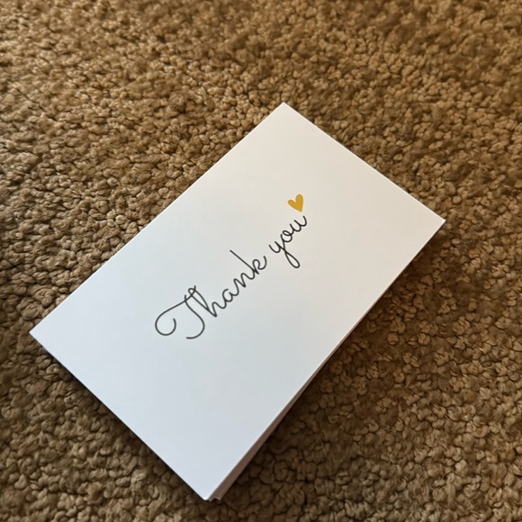 Shipping | Office | New 25 Piece Beautiful Mini Minimalistic Thank You ...